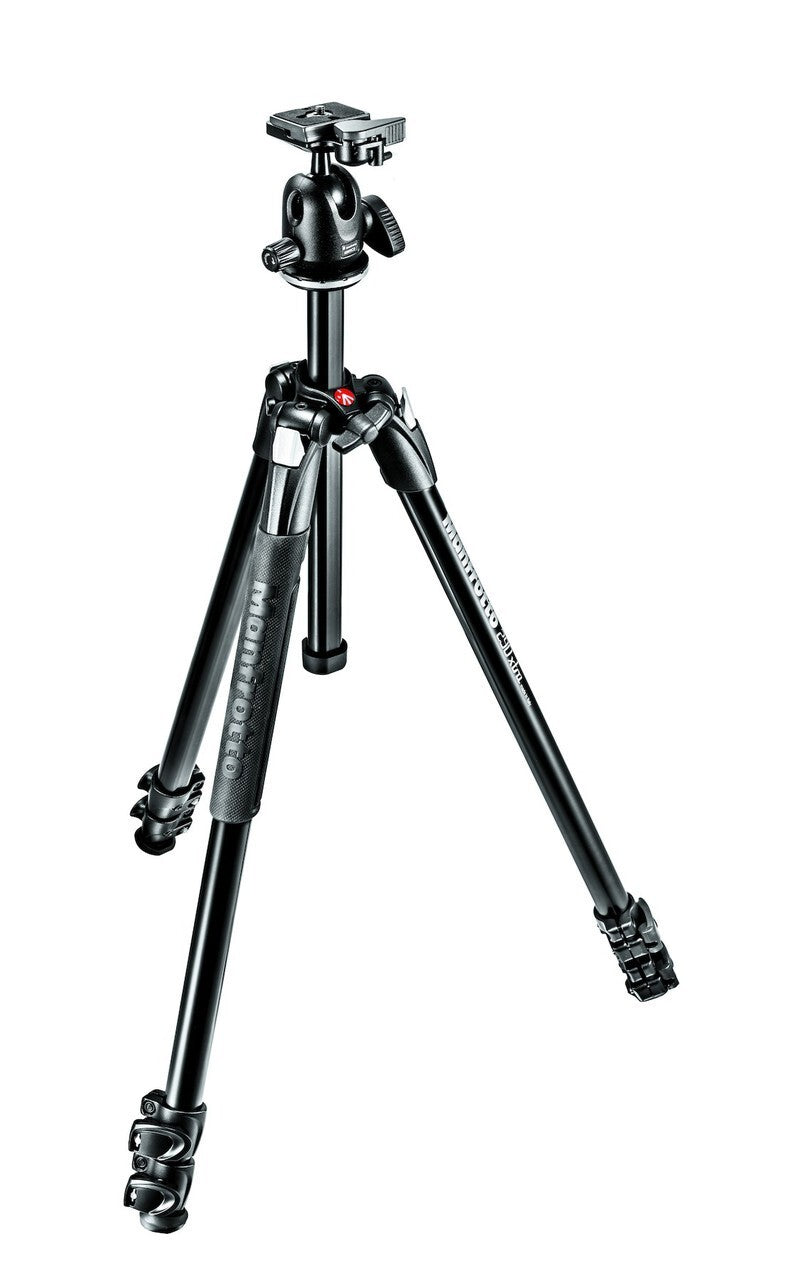 Manfrotto  290 Xtra Aluminium 3-Section Tripod Kit with Ball Head  MK290XTA3-BH