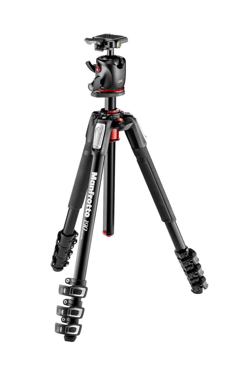 Manfrotto 190 Aluminium 4-Section Tripod with XPRO Ball Head   MK190XPRO4-BHQ2