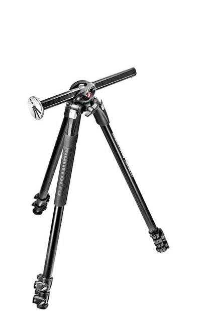 Manfrotto  290 Dual Aluminium 3-Section Tripod Kit with 804 3-Way Head  MK290DUA3-3W