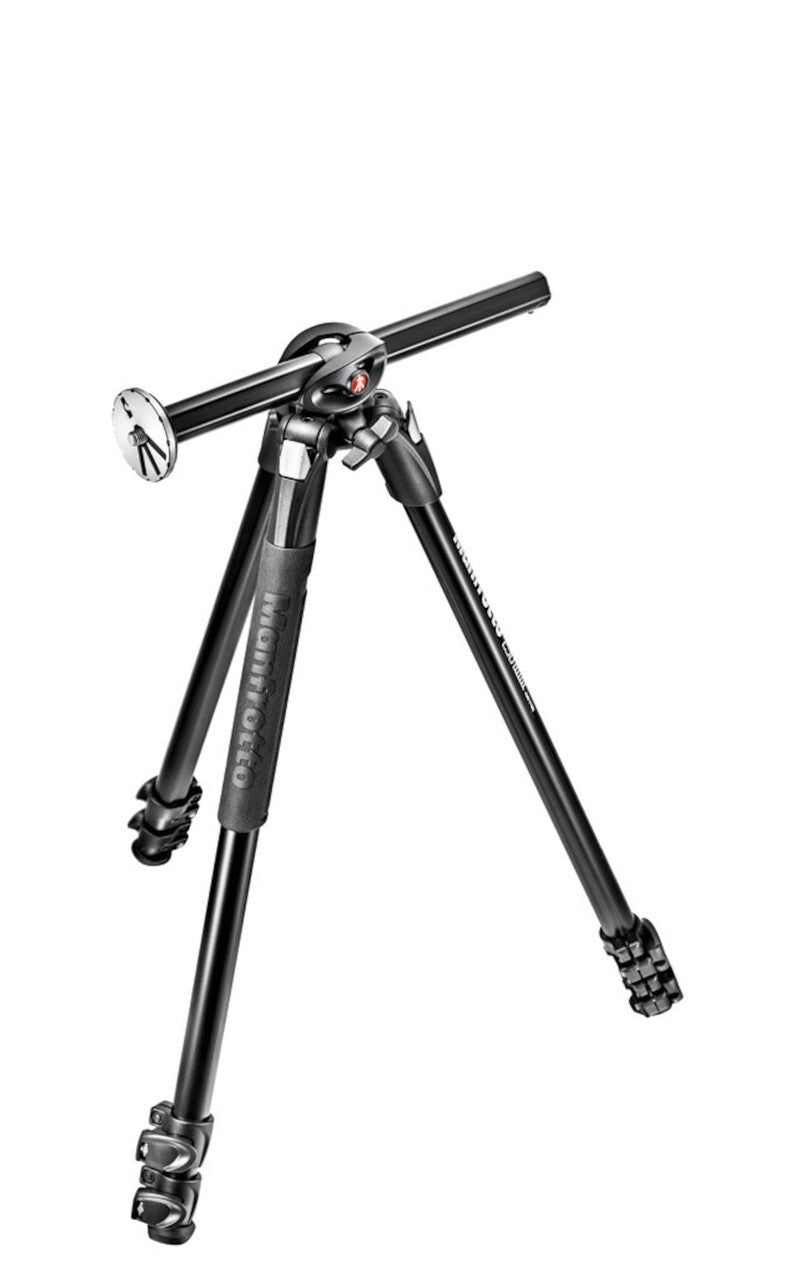 Manfrotto  290 Dual Aluminium 3-Section Tripod Kit with 804 3-Way Head  MK290DUA3-3W