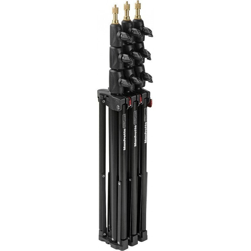 Manfrotto 3-Pack compact photo stand Air Cushioned Black Aluminium 1052BAC-3
