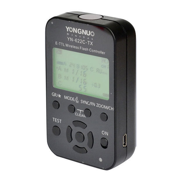 YONGNUO SPEED LIGHT FLASH YN-622C-TX WIRELESS E-TTL FLASH TRANSCEIVER TRIGGER KIT FOR CANON