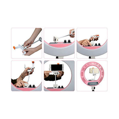 NANGUANG RING LED LIGHT CN-R480C 3200-5600K (HALO)- PINK