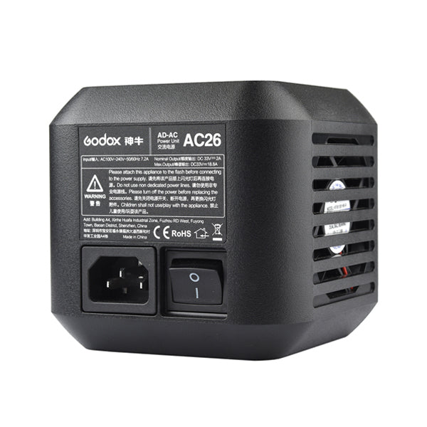GODOX AC Power Adaptor for AD600 series portable Flash Light
