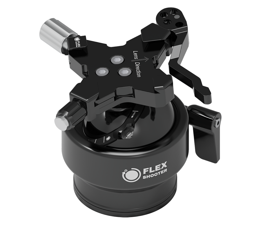 FlexShooter Pro Ball Head with Arca-Type Flip-Lever - Black Edition