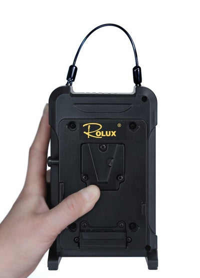 Rolux V-Lock Battery With Charger Kit