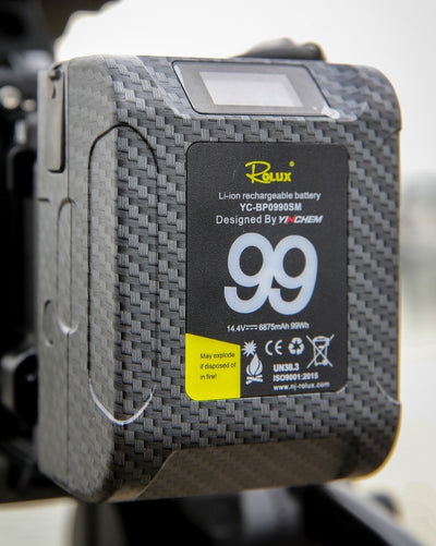 Rolux V-Lock Battery With Charger Kit