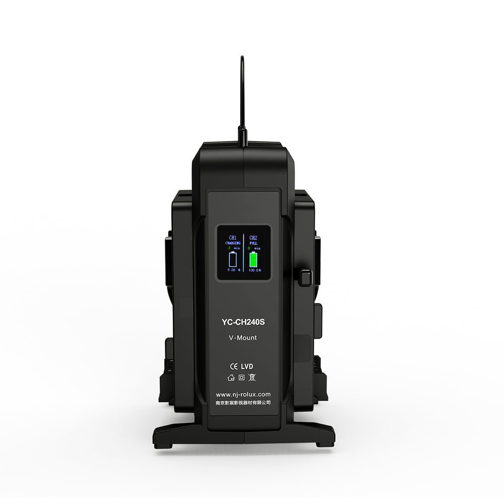 Rolux V-Lock Battery With Charger Kit