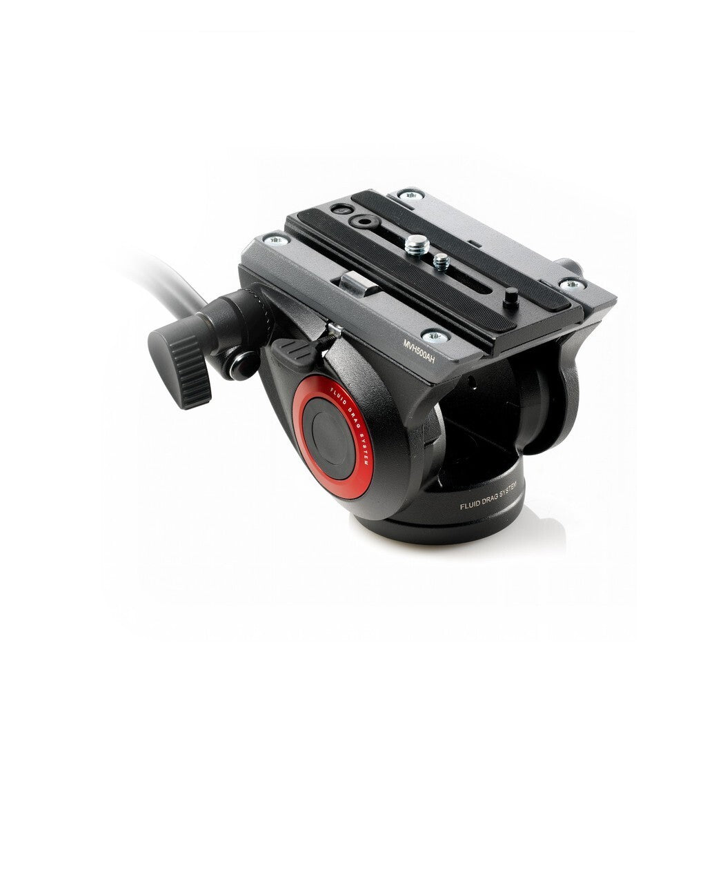 Manfrotto  Lightweight Fluid Tripod Video head with Flat Base  MVH500AH