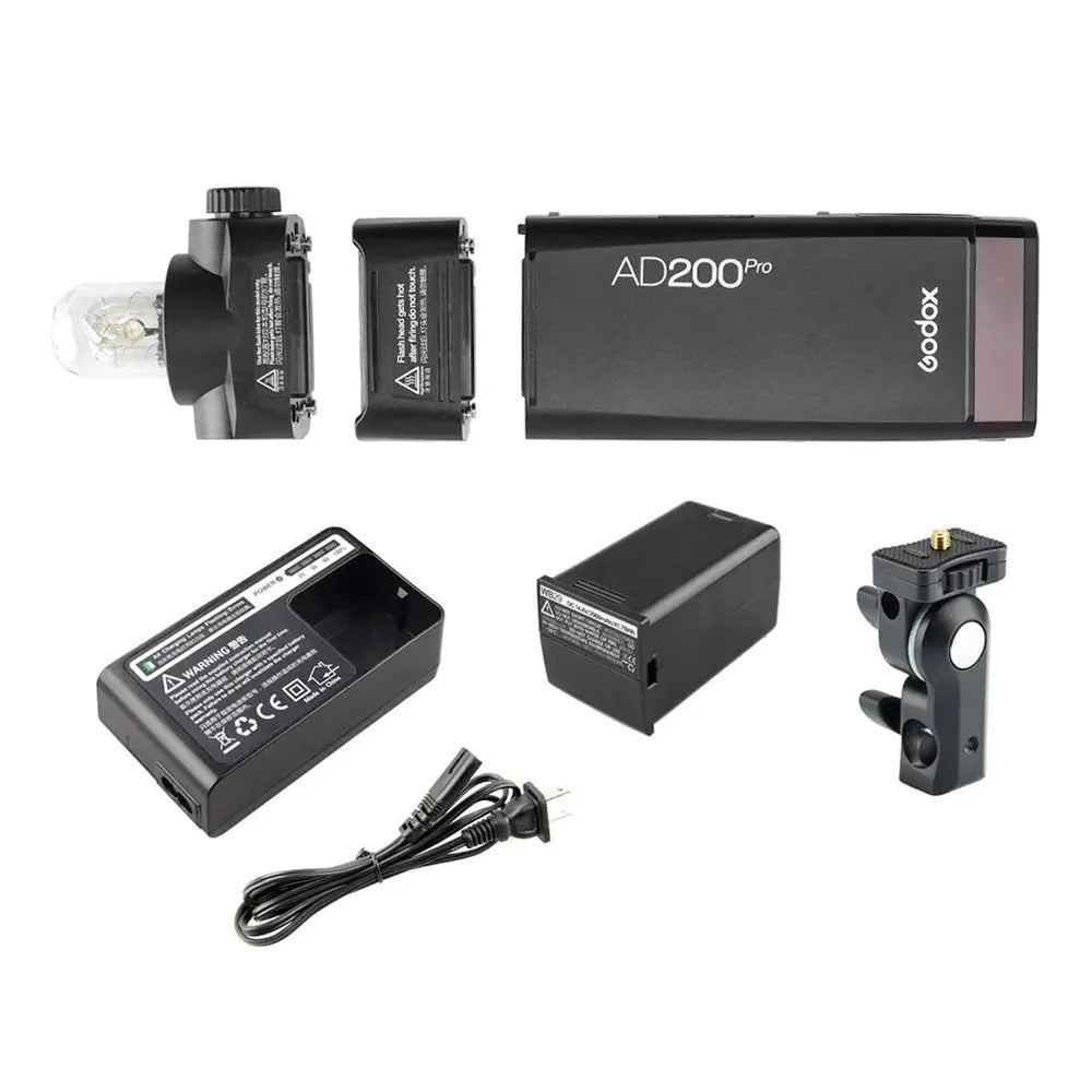 Godox AD200Pro Flash + R200 Ringflash Head Kit with CB-56 Carry Bag