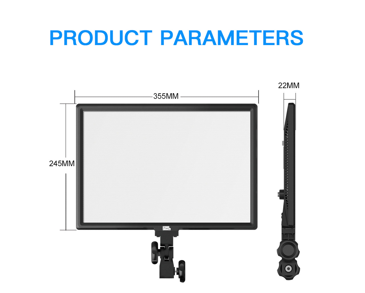 Pixel Slim 14" LED Light Bi-Color  3200-5800K P50  (Power Options Available)
