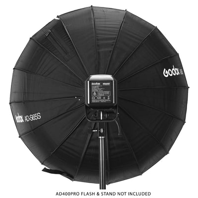 GODOX  65CM PARABOLIC SOFTBOX WITH GRID FOR AD400PRO (SILVER) AD-S65S