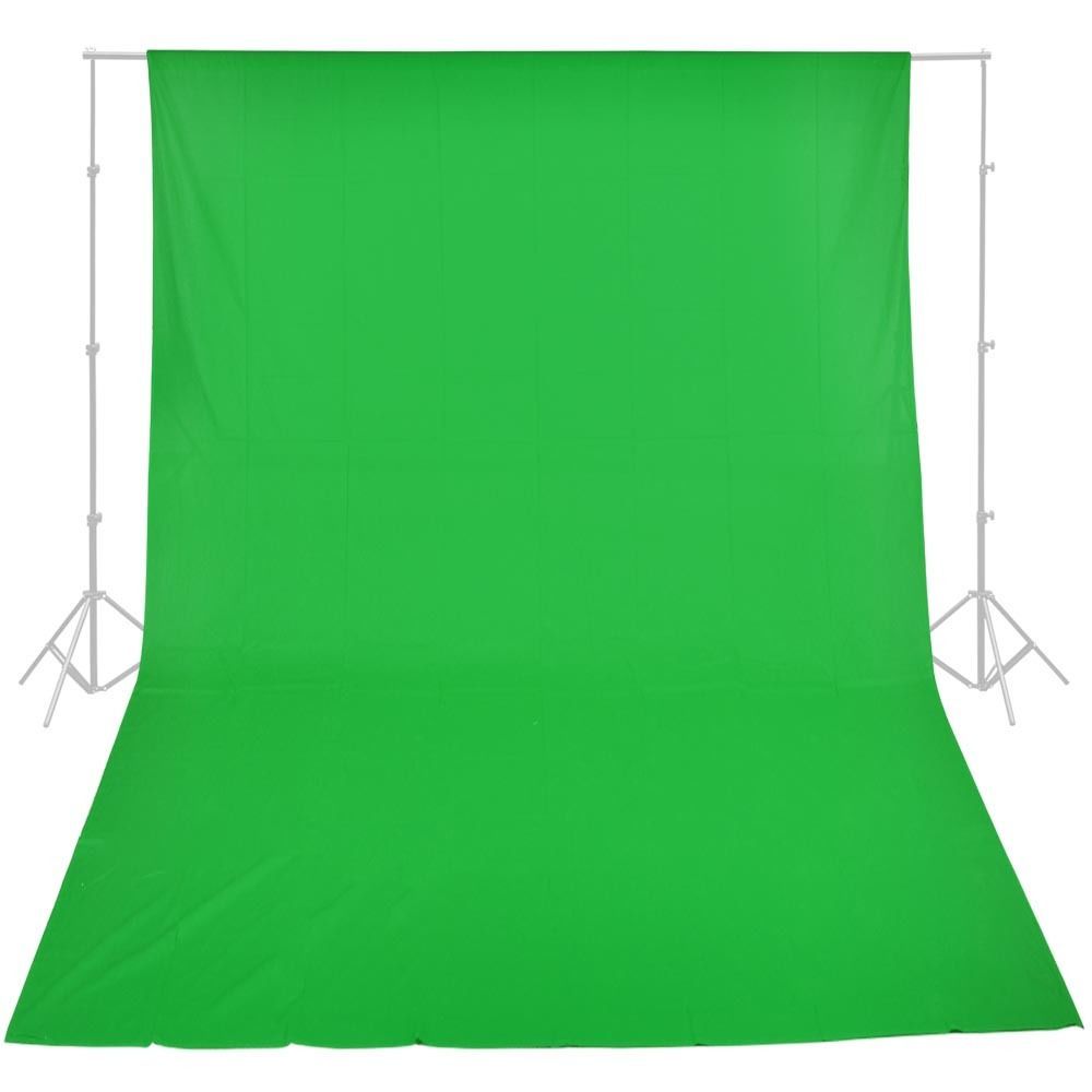 MC FOTO Cotton Backdrop- Chroma Key Green 3 x 6m