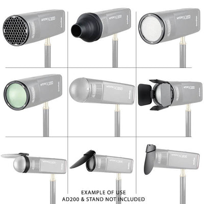 GODOX AK-R1 ROUND HEAD ACCESSORY KIT FOR AD200 , H200R