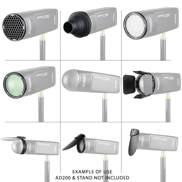 GODOX AK-R1 ROUND HEAD ACCESSORY KIT FOR AD200 , H200R