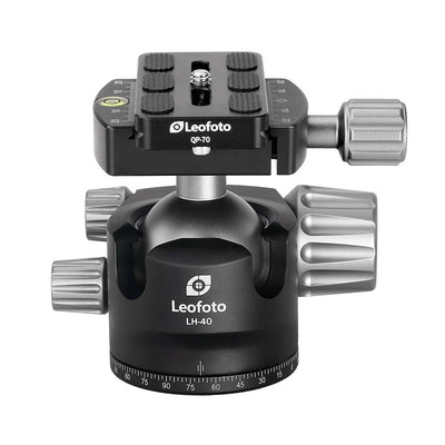 Leofoto LH-40 Low Profile Ball Head (Double-Action)