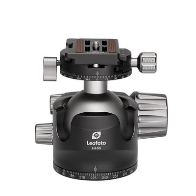 Leofoto Low Profile Ball Head LH-55R (Double-Pan)