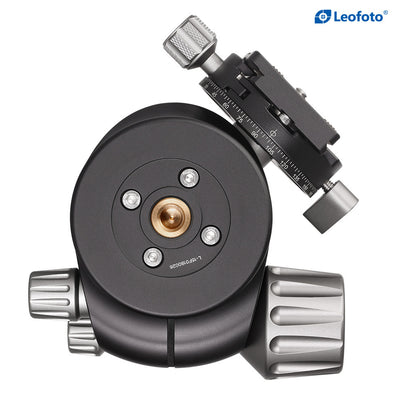 Leofoto Low Profile Ball Head LH-55R (Double-Pan)