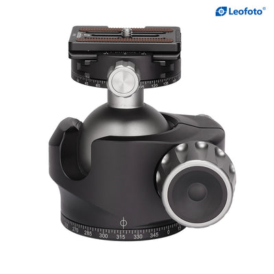 Leofoto Low Profile Ball Head LH-55R (Double-Pan)