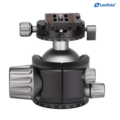 Leofoto Low Profile Ball Head LH-55R (Double-Pan)