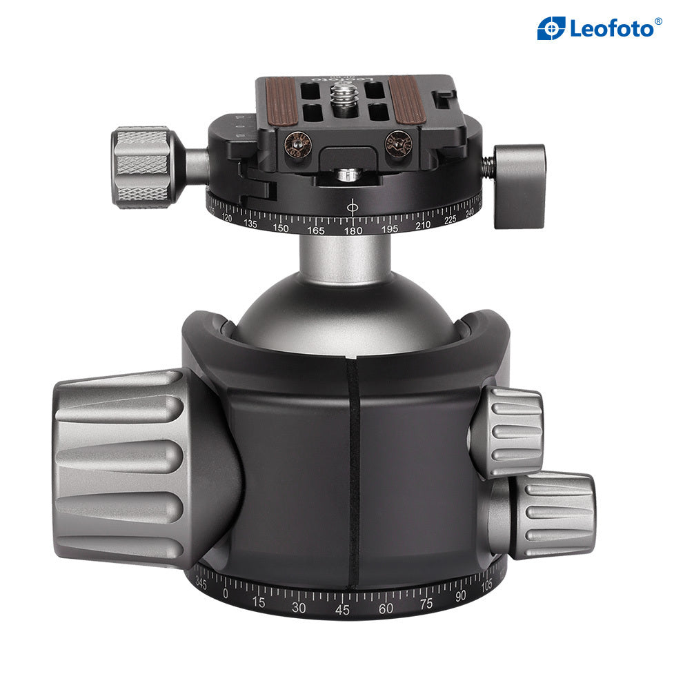 Leofoto Low Profile Ball Head LH-55R (Double-Pan)