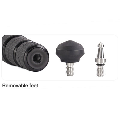 LEOFOTO MP-366C CARBON FIBER MONOPOD (MAX LOAD 15KG, TWIST LOCK , 6 SECTION)
