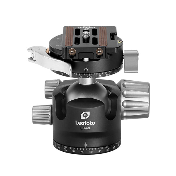 LEOFOTO LH-40PCL Dual Pan Quick Release Low Profile Ball Head