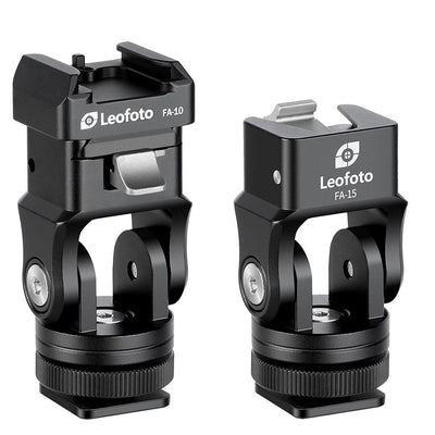 LEOFOTO QUICK RELEASE COLD SHOE ADAPTER FA-15+FA-10