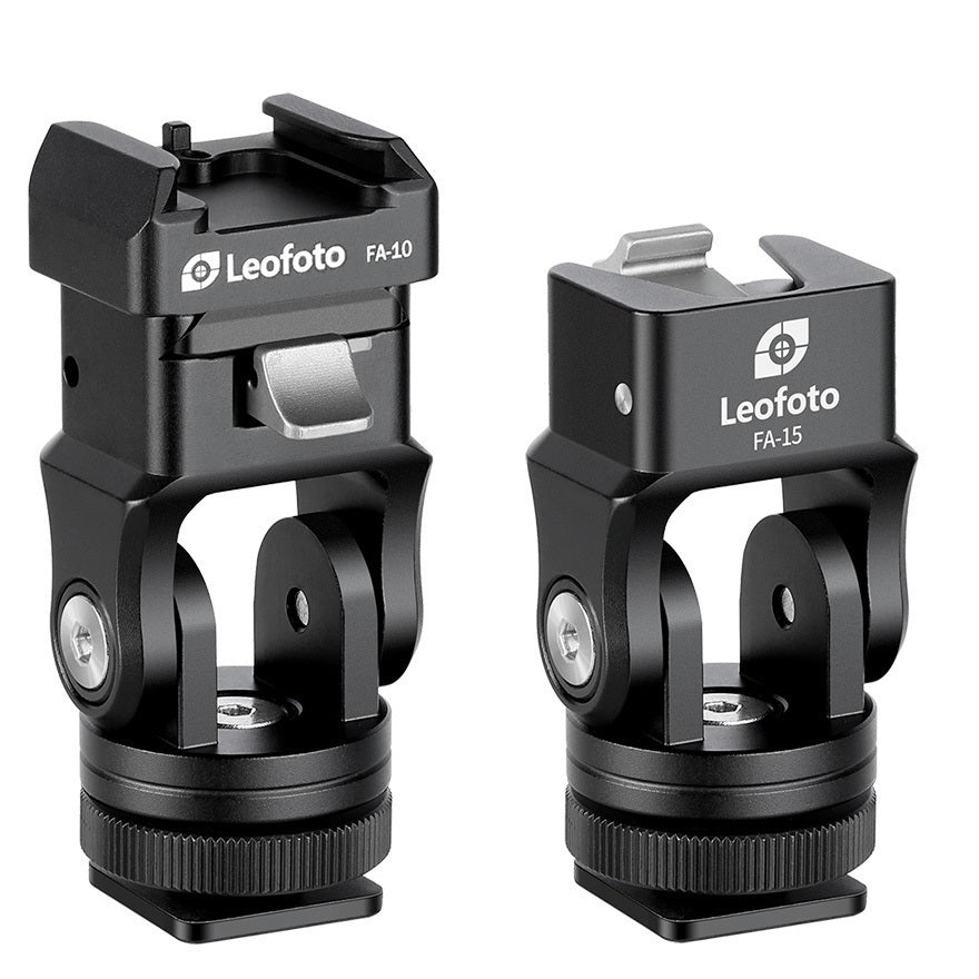 LEOFOTO QUICK RELEASE COLD SHOE ADAPTER FA-15+FA-10
