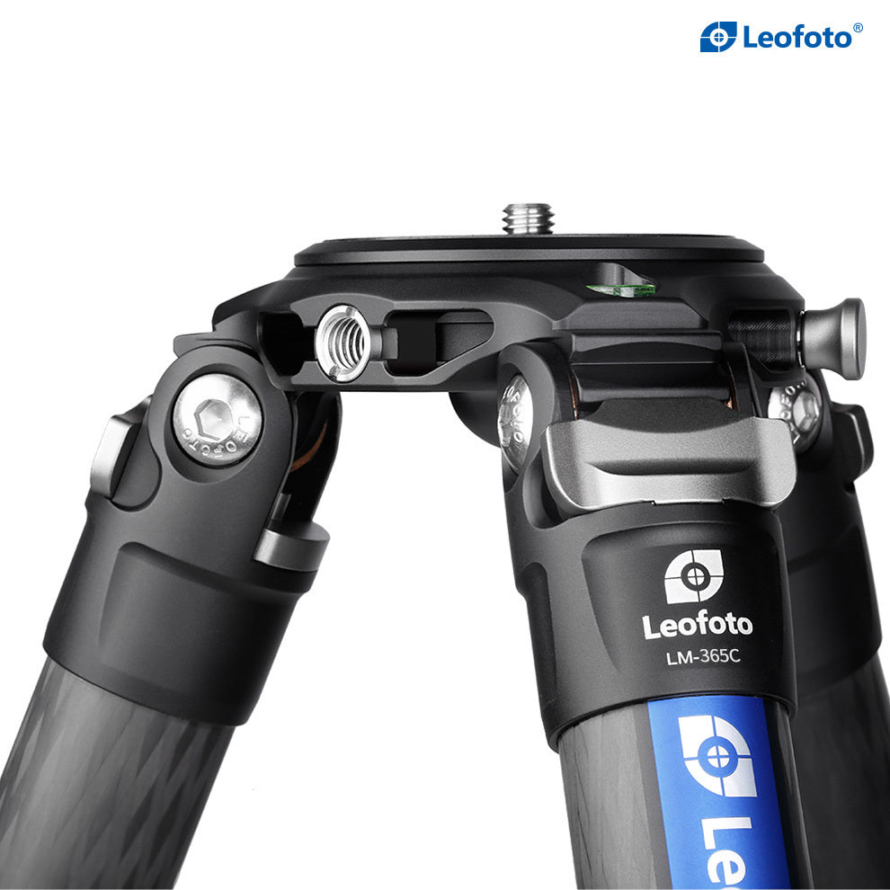 LEOFOTO LM-365C SUMMIT SERIES CARBON FIBRE VIDEO TRIPOD FOR HEAVY CAMERA & LENS