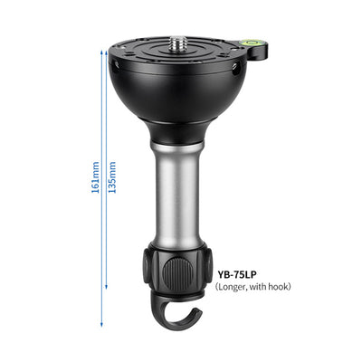 Leofoto 75mm bowl with hook(Leveling Base) YB-75LP
