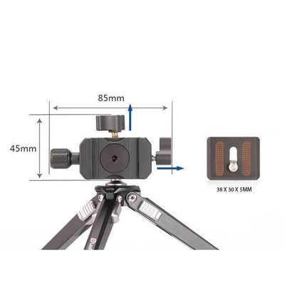 LEOFOTO MINI TRIPOD KIT WITH BALL HEAD MT-02+MTB-19 (TABLE-TOP)