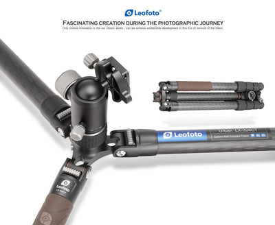 Leofoto Urban Carbon Fibre Tripod Kit LX-324CT+XB38