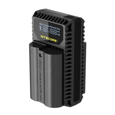 NITECORE UNK1 USB DUAL SLOT CHARGER FOR NIKON EN-EL14/14a and EN-EL15