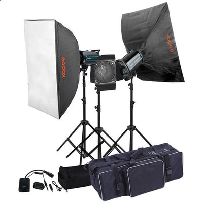 GODOX QS600II X3 STUDIO FLASH LIGHTING KIT