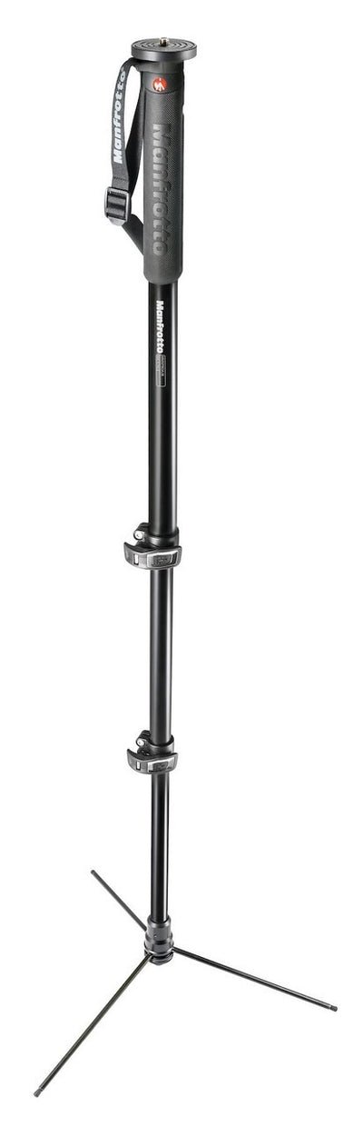 Manfrotto XPRO PHOTO MONOPOD ALU 3 SEC WITH STANDING BASE