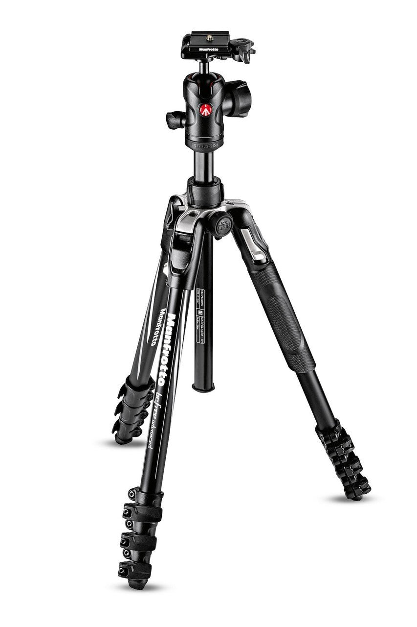 Manfrotto Befree Advanced Aluminum Travel Tripod lever, ball head  MKBFRLA4BK-BH