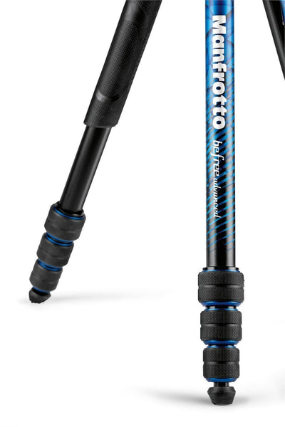 Manfrotto Befree Advanced Aluminum Travel Tripod Kit Blue  MKBFRTA4BL-BH
