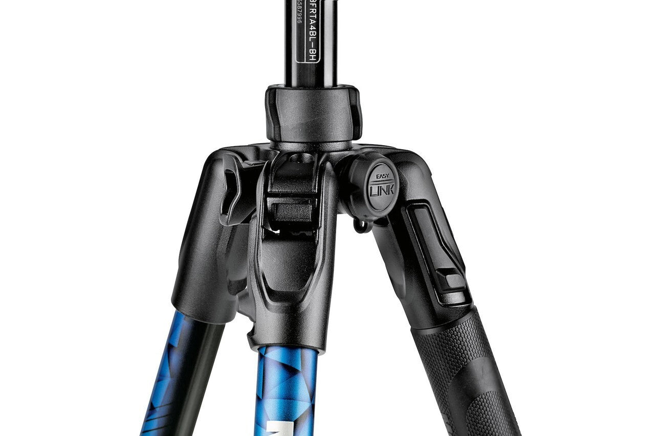 Manfrotto Befree Advanced Aluminum Travel Tripod Kit Blue  MKBFRTA4BL-BH