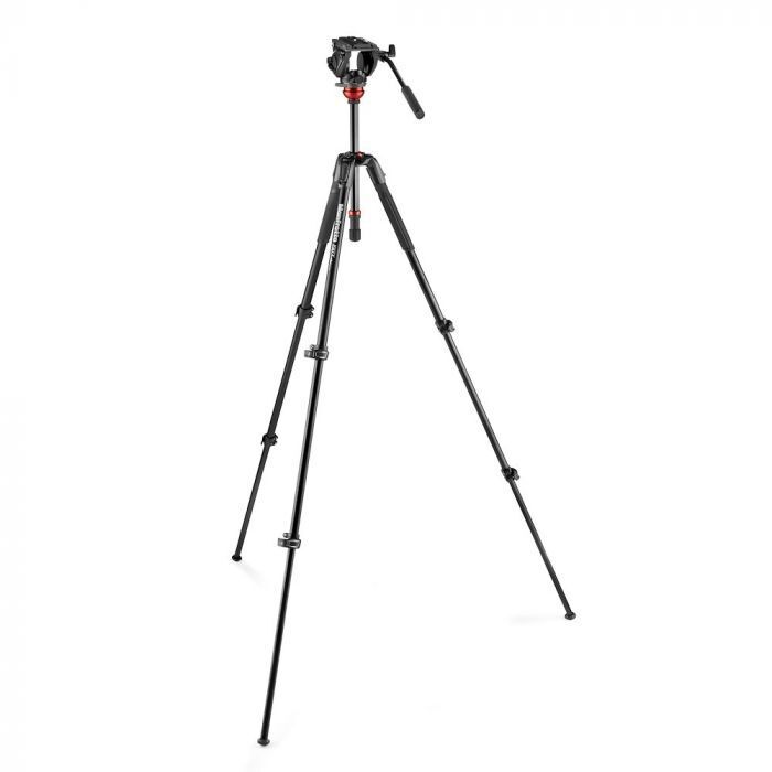 Manfrotto  Video Tripod 190X with MVH500AH fluid head MVK500190XV