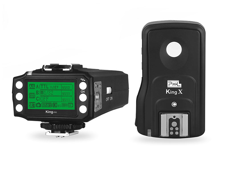 Pixel King PRO Wireless HSS TTL Flash Trigger Set For CANON