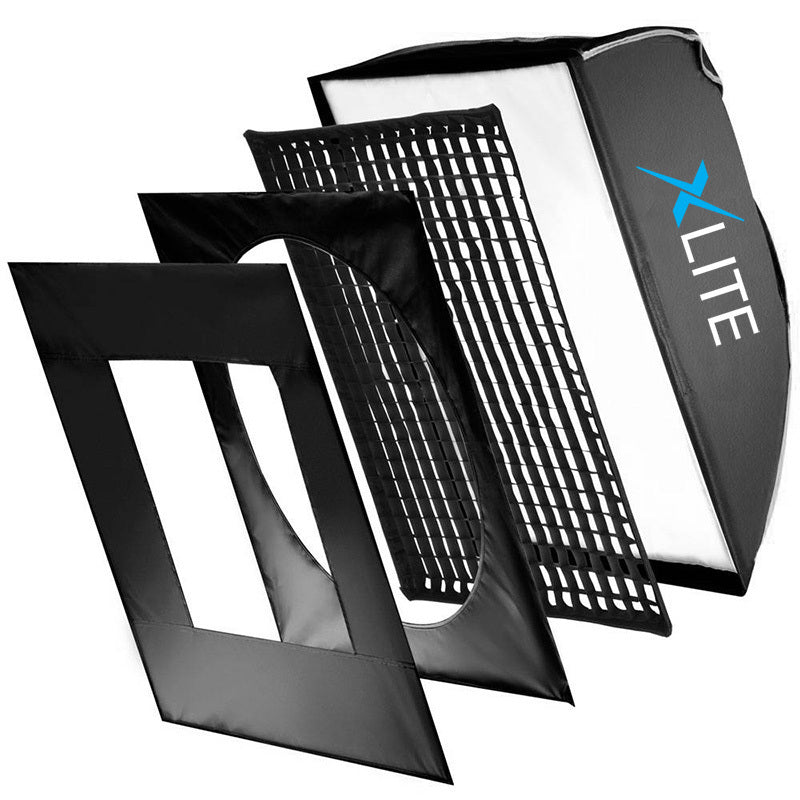 Xlite 90x120cm Pro Recta Softbox + Grid & Mask for Bowens