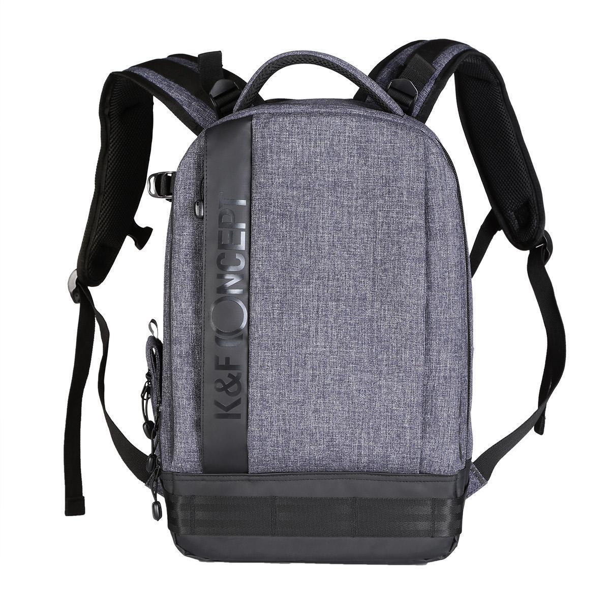 K&F CONCEPT MULTI-FUNCTION LARGE DSLR CAMERA BACKPACK KF13.044 (LARGE , DARK GREY)