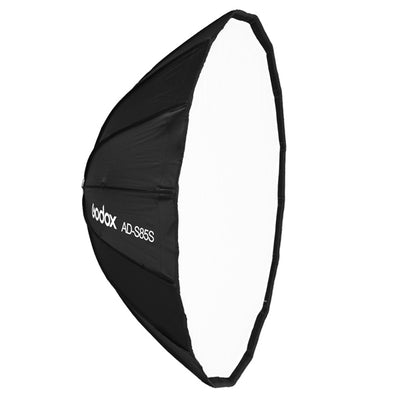 GODOX  85CM PARABOLIC SOFTBOX WITH GRID FOR AD400PRO (SILVER) AD-S85S