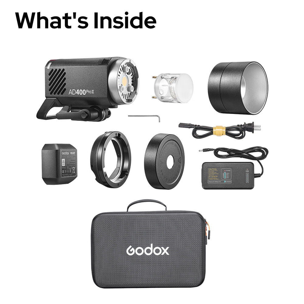 GODOX AD200Pro II and AD400Pro II Portable Flash Kit