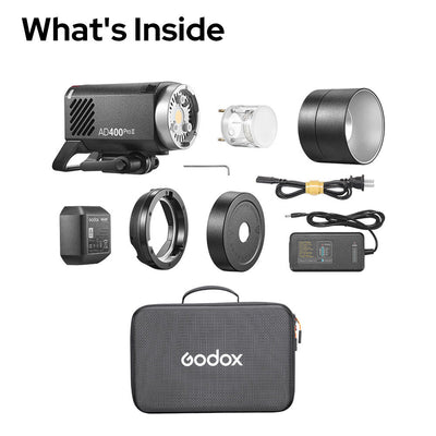 GODOX AD200Pro II and AD400Pro II Portable Flash Kit