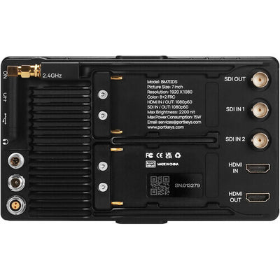 Portkeys BM7 II DS 7" High-Bright Monitor with Wireless Camera Control