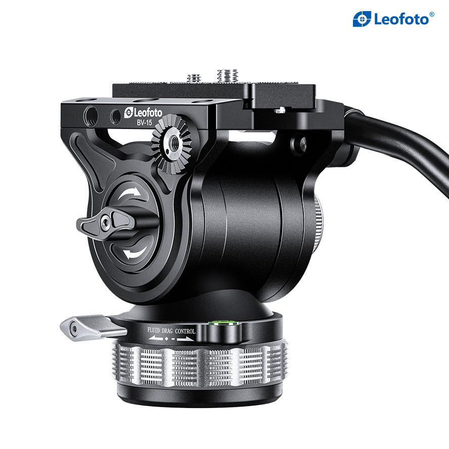 Leofoto BV-15 Fluid Video Head Max Payload 10kg (5kg Counter Balance)