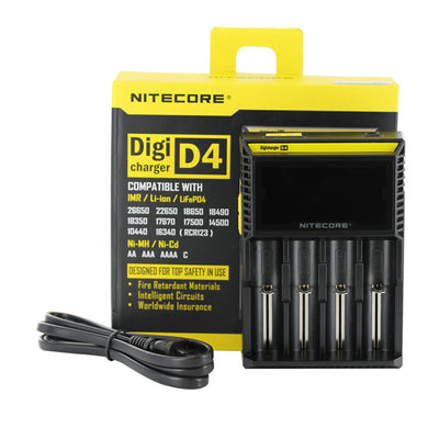 NITECORE D4 4-Channel charger for AA/AAA rechargeable batteries