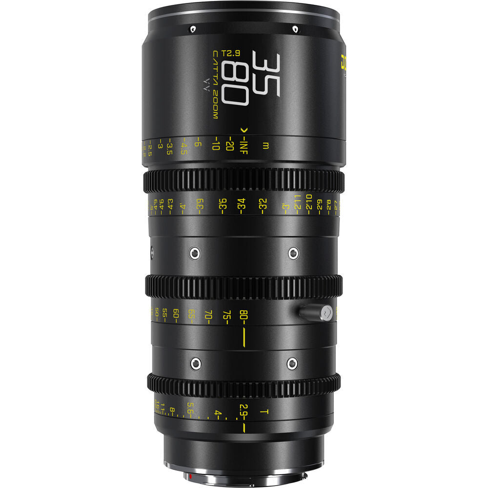 DZOFilm Catta FF 18-35/35-80/70-135mm T2.9 Cine 3-Lens Bundle (White or Black) [Lens Mount Type: Panasonic L Mount]